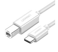 Cable para impresora y escáner USB-C - USB-B 2.0 de 1,5 m, blanco
