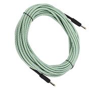 Cable para Instrumentos Musicales, Línea de Extensión, 10 Metros, Cable de Audio con Núcleo de Cobre de Baja Resistencia Y Blindaje Alto para Tocar la Guitarra(verde)