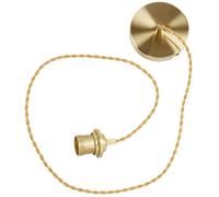 Cable para lámpara dorado L.120 cm