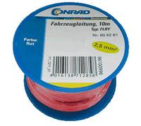 Cable para lautomobile FLRY-B Components 606261 1 x 2.50 mm² rojo 10 m