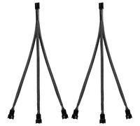 Cable para mayor flexibilidad del ventilador de la CPU, cable de extensión de ventilador PWM trenzado duradero de 4 pines que garantiza una