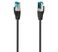 Hama Cable de red RJ45 CAT6a PIMF 10 Gbps 1,5 m Negro