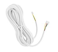 Cable para Videoportero, 10m 0.3mm² 4 Hilos Cable de Cobre Flexible para de Teléfono Video de la Puerta
