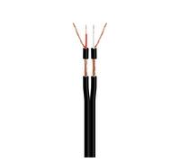 Cable Audio Bobina Paralelo 2 Conductores + 2 Mallas Negras (100 mts) - NIMO