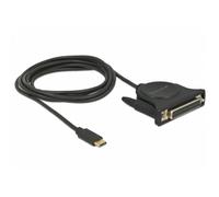 Cable paralelo DeLOCK USB-C a DB25 1,8 m Negro