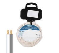 Cable paralelo edm 28749 blanco/gris 5 m carrete audio - marca: edm pr