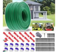 cable perimetral robot cortacesped 150m,cable tracer robot cortacésped,+75 Clavijas, 30 Conectores Cable, 30 Terminales Conexión,Compatibilidad universal con robot cortacesped del mercado