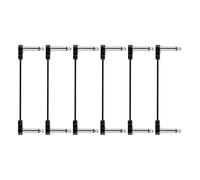 Cable plano para pedal de guitarra, flexible, de bajo ruido, mejora el tono, tableros abarrotados, parches de guitarra, cables de doble blindaje, tono de bajo ruido, flexible, plano para cadena de