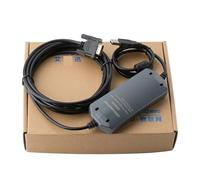 Cable PLC USB-PPI Adecuado for programación de PLC S7-200 Cable USB PPI Cable de comunicación 6ES7 901-3DB30-0XA0 Línea de Descarga MPI(3DB30)