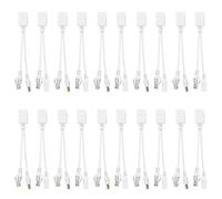 Cable POE RJ45 con Rendimiento de Transmisión Superior Adaptador de Alimentación a Través de Ethernet para Cámara IP, a Prueba de Rayos y Antiinterferencias, Plug and Play para de Seguridad