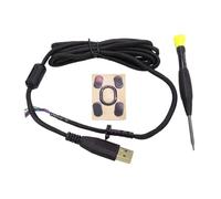 Cable profesional hecho a mano con destornillador, cuerda de paraguas y patines, para destornillador de metal G102 Gaming