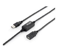 Equip - 133310 cable USB 10 m USB 2.0 USB A Negro