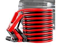 Cable puente de alto rendimiento - Cable de batería Booster 12 V 24 V - Autoclips | Accesorios de emergencia para arranque de emergencia con pinzas de para baterías débiles, kit de