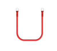 Cable puente de batería rojo M6-M6/M8-M8/M10-M10, cable inversor, extensión eléctrica, conexión for UPS solar con terminal(M10-M10_30CM_5 AWG)