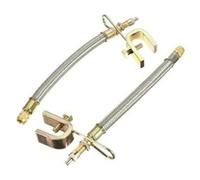 Cable push pull Adaptador de extensión válvula neumático coche (2 unidades) + abrazaderas