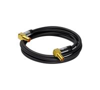 Cable PVC negro 10m 75 Ohm 4K FullHD UHD 2160p 70475
