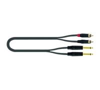 Cable RCA Quiklok 2RCA2J Negro 30.02326