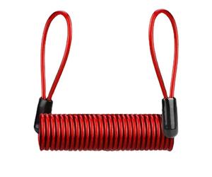 Cable recordatorio bloqueo - Cable de bloqueo de disco para todo tipo de candados, cable de seguridad de resorte de seguridad para disco de freno de bicicleta scooter, se puede utilizar con todo tipo