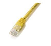 Cable red equip latiguillo rj45 u - utp cat6 3m amarillo