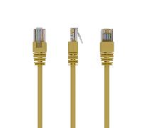 Gembird Cable de red PP12-1M/Y Cat5e UTP 1 m RJ-45 macho/macho 10/100/1000 Oro Amarillo