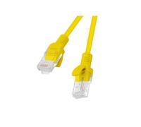 CABLE RED LANBERG LATIGUILLO CAT.6 UTP 20M AMARILLO FLUKE PASSED