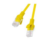 CABLE RED LANBERG LATIGUILLO CAT.6 UTP 3M AMARILLO FLUKE PASSED