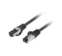 CABLE RED LANBERG LATIGUILLO CAT.8.1 S/FTP LSZH CU 3M NEGRO FLUKE PASSED