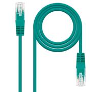 Cable Red RJ45 Cat5e U/UTP Verde (1 metro) - Nanocable