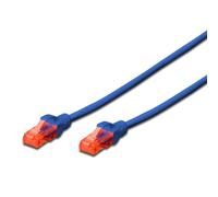 Cable Red RJ45 Cat6 U/UTP Azul (2 mts) - EWENT