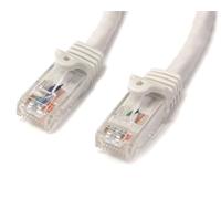 StarTech.com - Cable de Red Gigabit Ethernet 15m UTP Patch Cat6 Cat 6 RJ45 Snagless Sin Enganches - Blanco