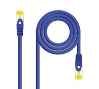 Cable Red RJ45 Cat6a SF/UTP Azul (1 metro) - Nanocable