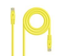 Cable Red RJ45 Cat6a U/UTP Amarillo (1 metro) - Nanocable