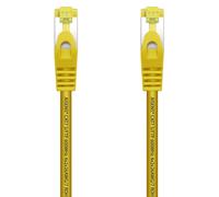 Cable Red RJ45 Cat7 S/FTP Amarillo (25cm) - AISENS
