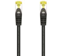 Cable Red RJ45 Cat7 S/FTP Negro (50cm) - AISENS