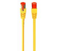 CABLE RED S-FTP GEMBIRD CAT 6A LSZH AMARILLO 1,5 M