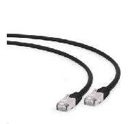 CABLE RED S-FTP GEMBIRD CAT 6A LSZH NEGRO 1 M PP6A-LSZHCU-BK-1M