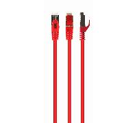 Cable de Red Gembird PP6A-LSZHCU-R-0.5M 0,5m Cat6a S/FTP LSZH contactos oro rojo