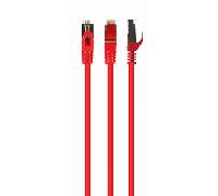 CABLE RED S-FTP GEMBIRD CAT 6A LSZH ROJO 0,5 M PP6A-LSZHCU-R-0.5M