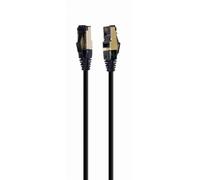 CABLE RED S-FTP GEMBIRD CAT 8 LSZH NEGRO 1 M PP8-LSZHCU-BK-1M