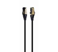 CABLE RED S-FTP GEMBIRD CAT 8 LSZH NEGRO 1 M PP8-LSZHCU-BK-1M