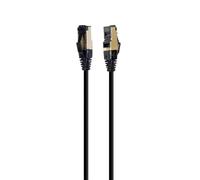 Cable de Red Gembird PP8-LSZHCU-BK-3M 3m Cat8 S/FTP RJ-45 Blindado Oro Negro