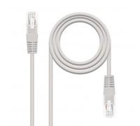 CABLE RED UTP CAT6 RJ45 NANOCABLE 2M GRIS