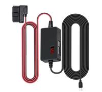 - Cable Reductor para grabadora de conducción, Cable bajador para - Cable convertidor GPS de conducción en ángulo Izquierdo 12-24V 5V/3A, Accesorio Grabador de automóviles para SUV,