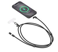 Cable reforzado C/C 3A - formato de hombro negro