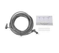 Cable Repuesto para V2 Rectangular Kit Internet Resistente Al Agua Clips Alambre Cable Extensión Satelital Compatible Conexión (30 pies/9,2 m)