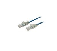 Câble réseau Ethernet RJ45 Cat6 de 1 m - Bleu (Câble - Cordon de connexion slim CAT6 bleu de 1 m) - N6PAT100CMBLS