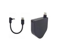 Cable Retráctil de Carga Super Rápida, Extensión de Cargador de Coche Multi-Puerto Tipo C