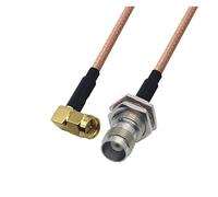 Cable RG178 Kabel SMA apto Fit Compatible ángulo recto macho a adaptador hembra TNC Cable de puente Coaxial Pigtail 0,1 m 0,5 m 1 m 2 m (Size : 0.5m)