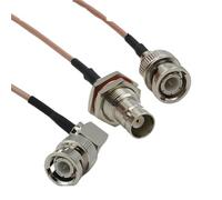 Cable RG316 Q9 BNC macho hembra puente coaxial engarzado 1 Uds(Type 4,1000CM)