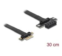 Cable Riser PCI Express x1 Delock 81297 0,3 m Negro